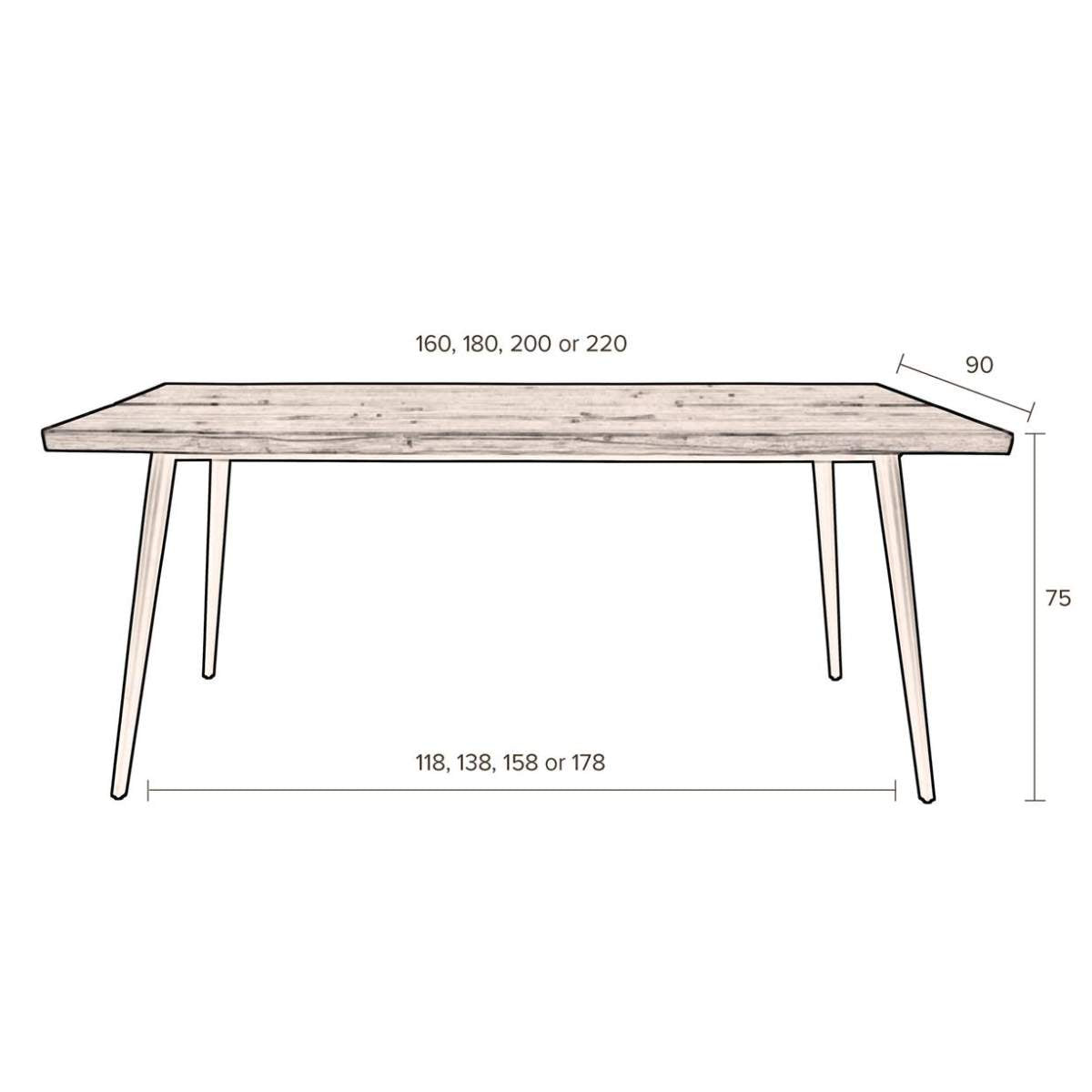 Dutch Bone Table Alagon