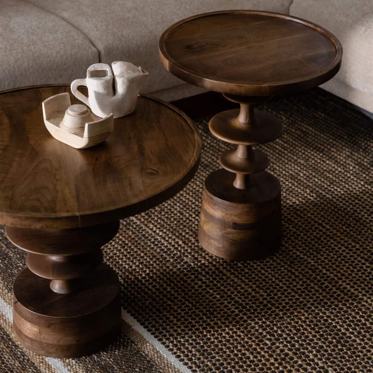 Dutch Bone Table Cath Walnut