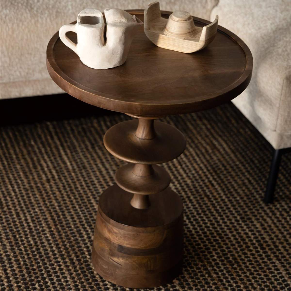 Dutch Bone Table Cath Walnut