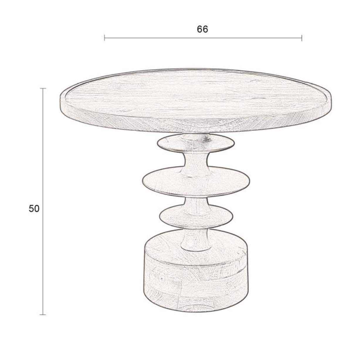 Dutch Bone Table Cath Walnut