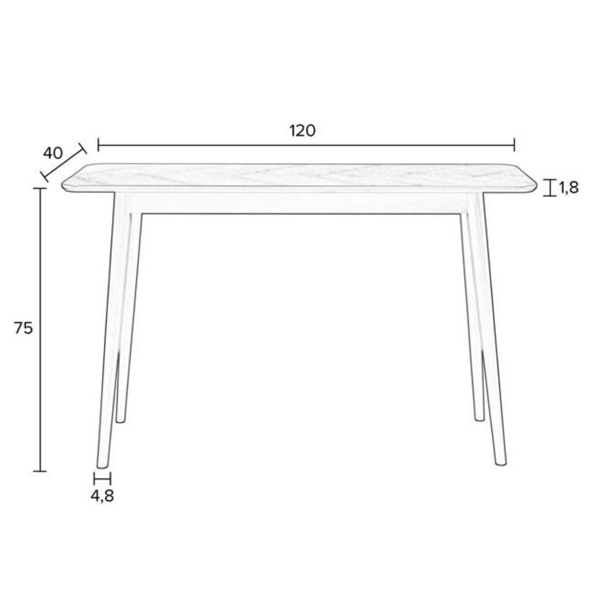 Beau&Co Table Fabio