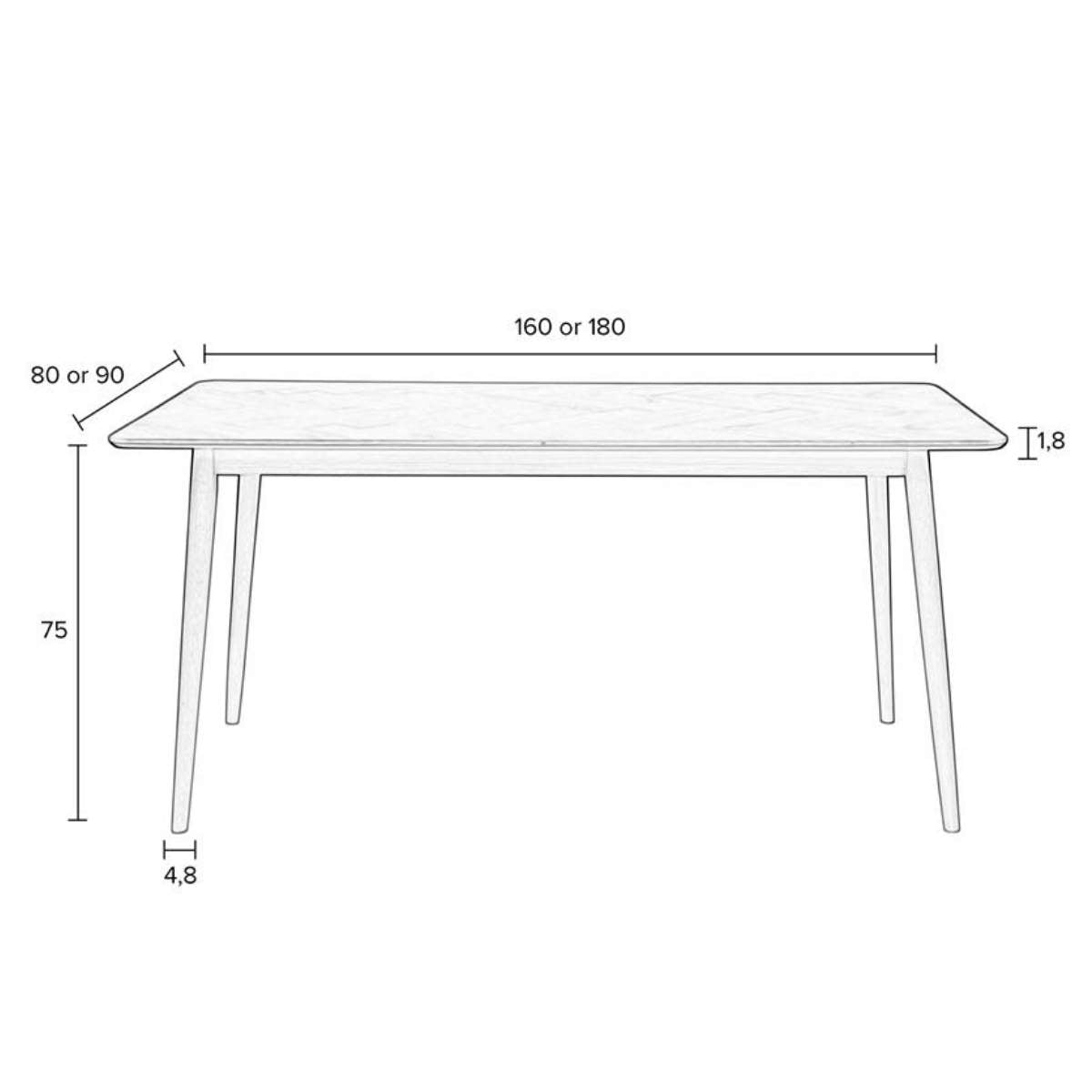 Beau&Co Table Fabio