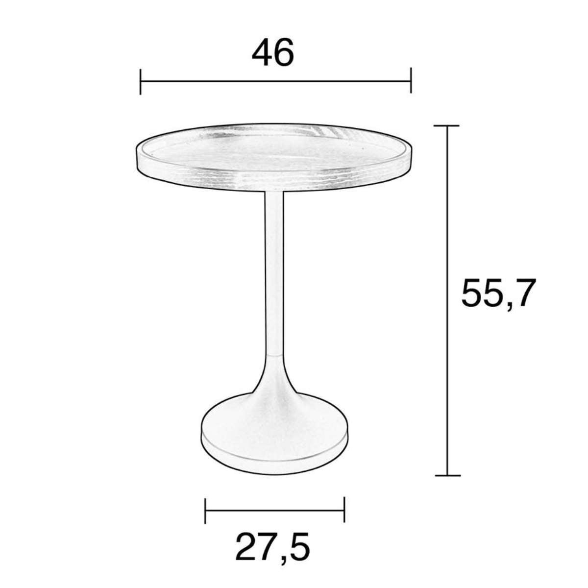 Zuiver Table Jason Black