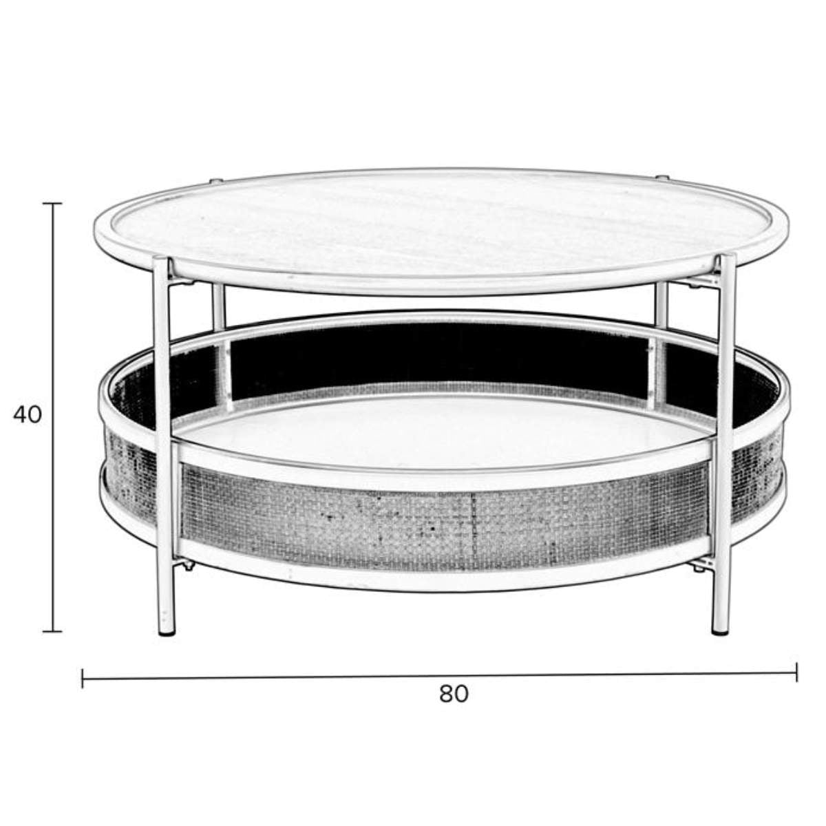 White Label Living Table Makoto
