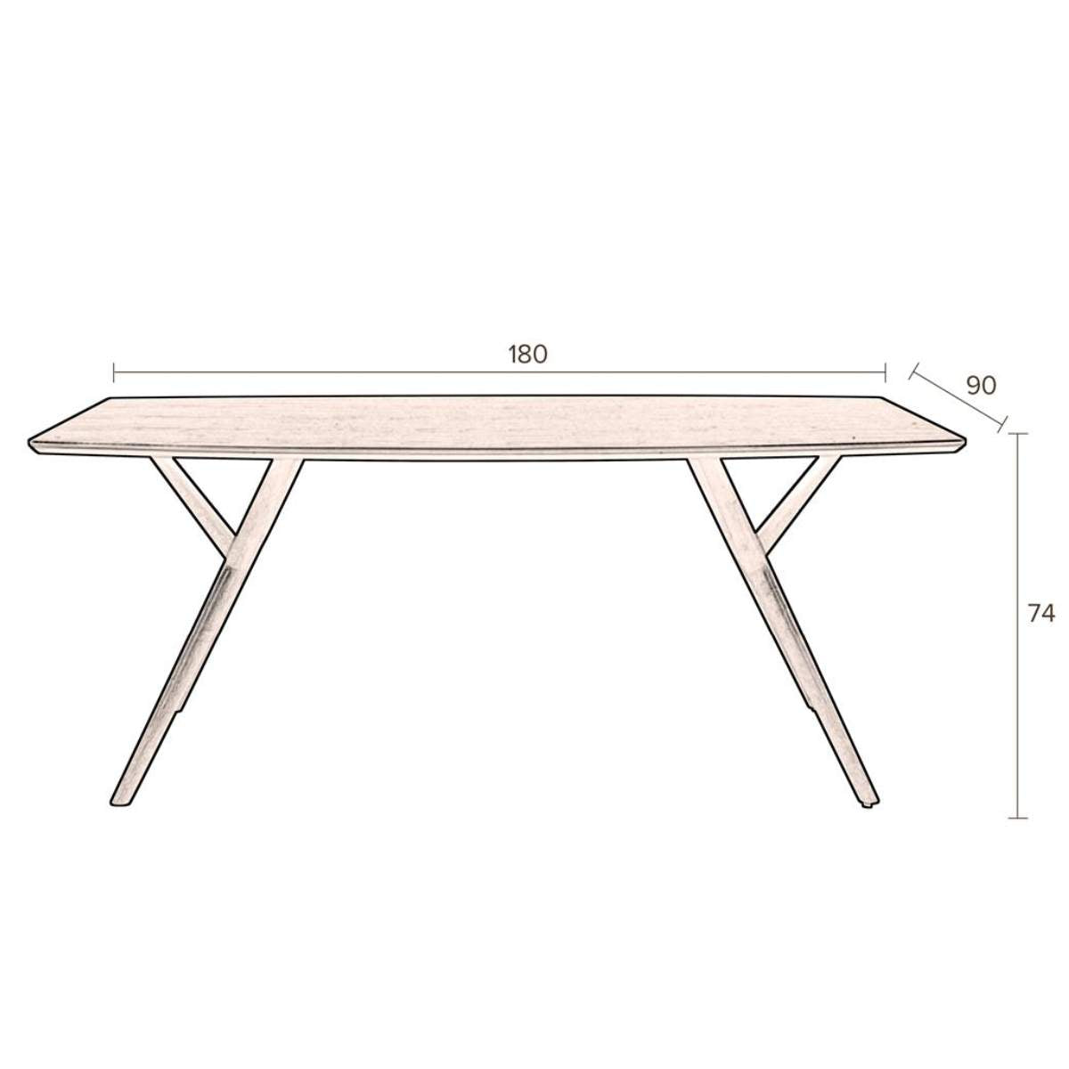Dutch Bone Table Malaya