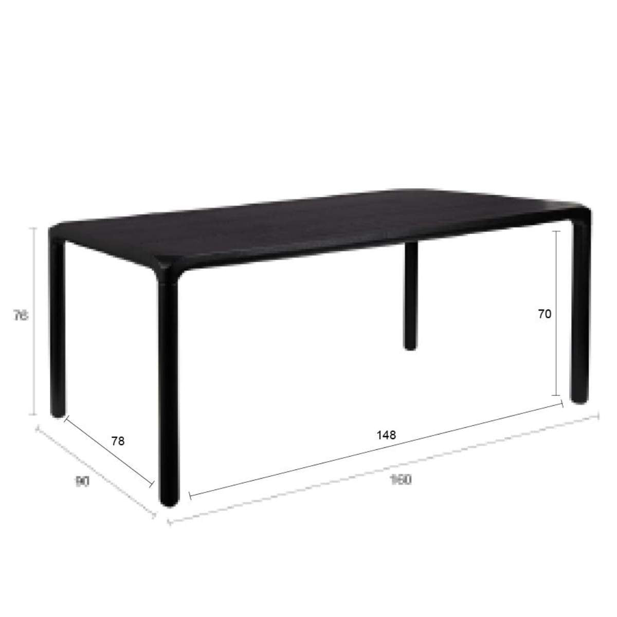 Zuiver Table Storm 160x90