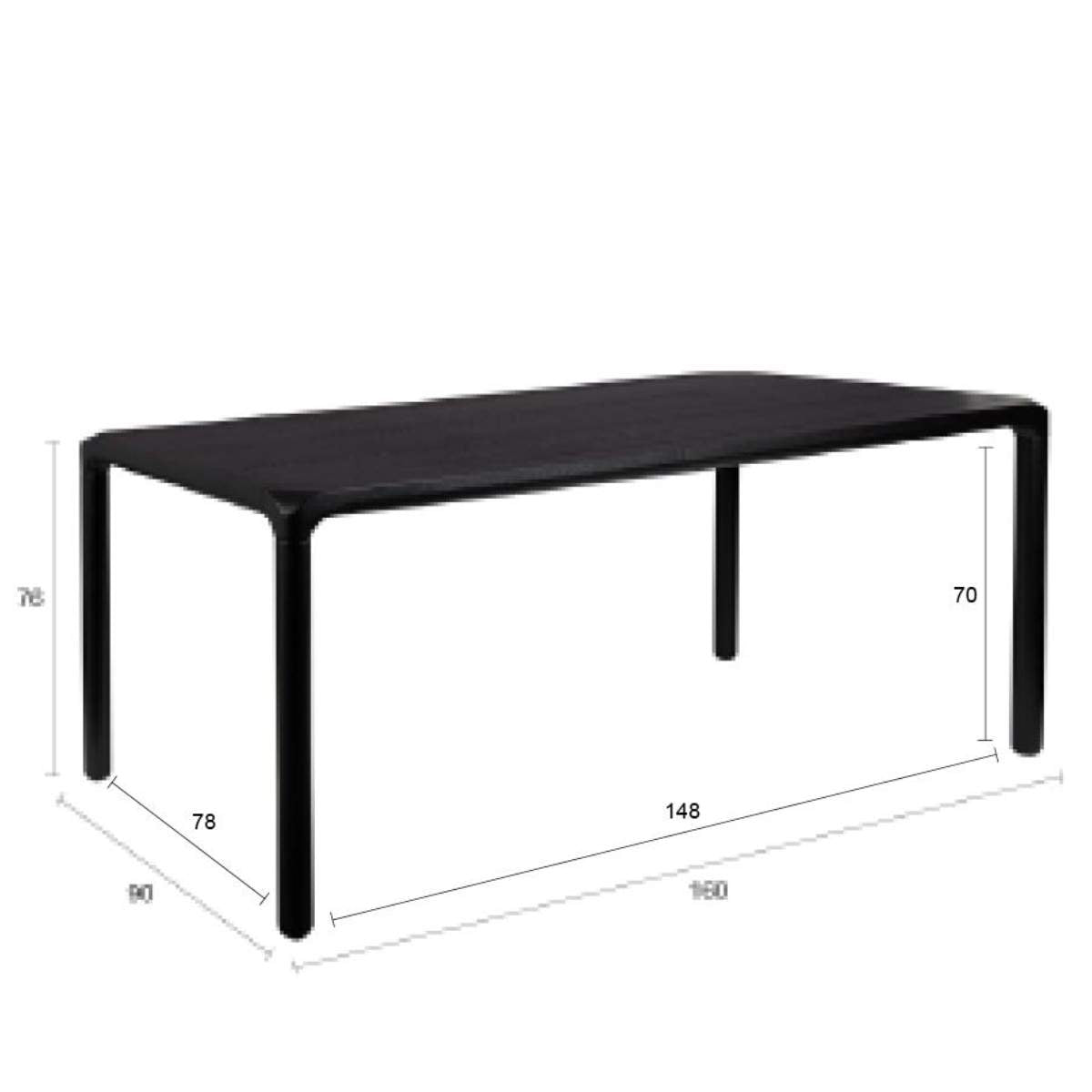 Zuiver Table Storm 160x90