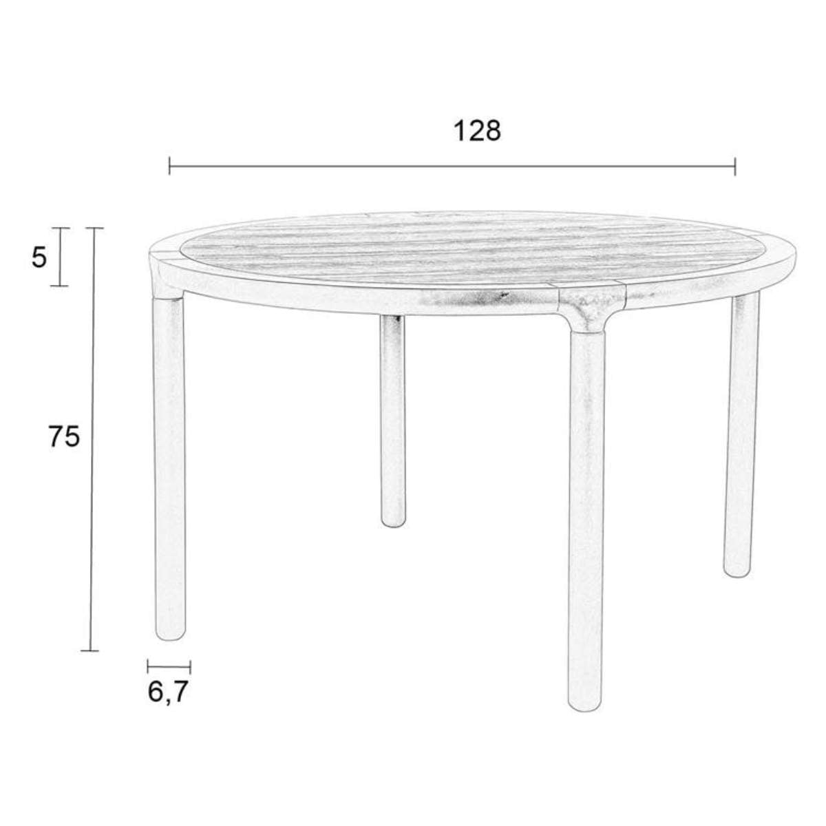 Zuiver Table Storm '128 Black