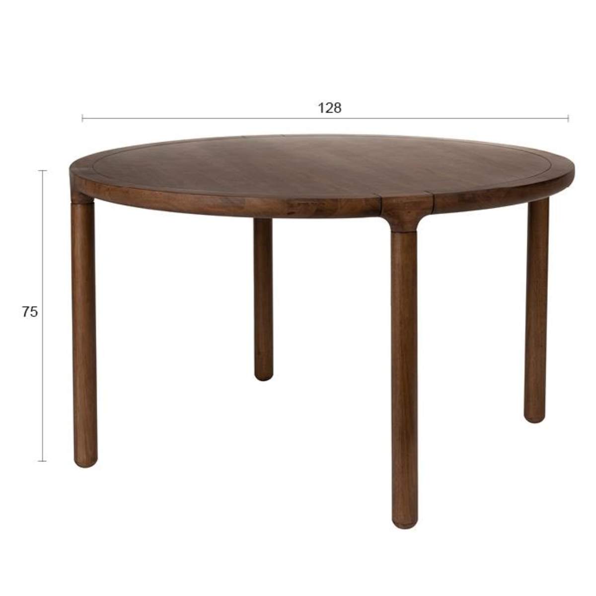 Zuiver Table Storm '128 Walnut
