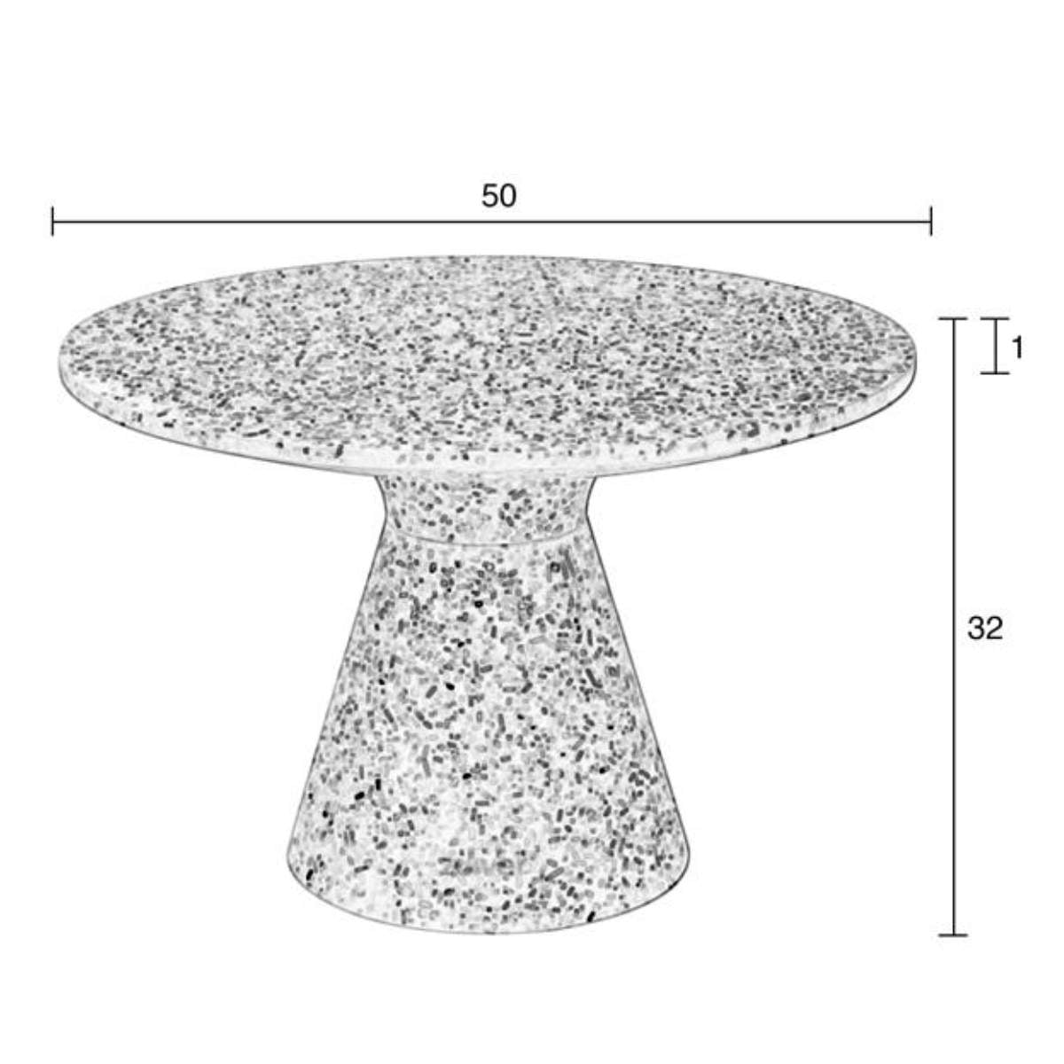 Zuiver Table Victoria Recycled