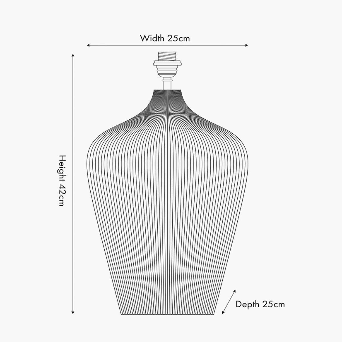 Pacific Lifestyle Taika White Wash Textured Wood Table Lamp Base