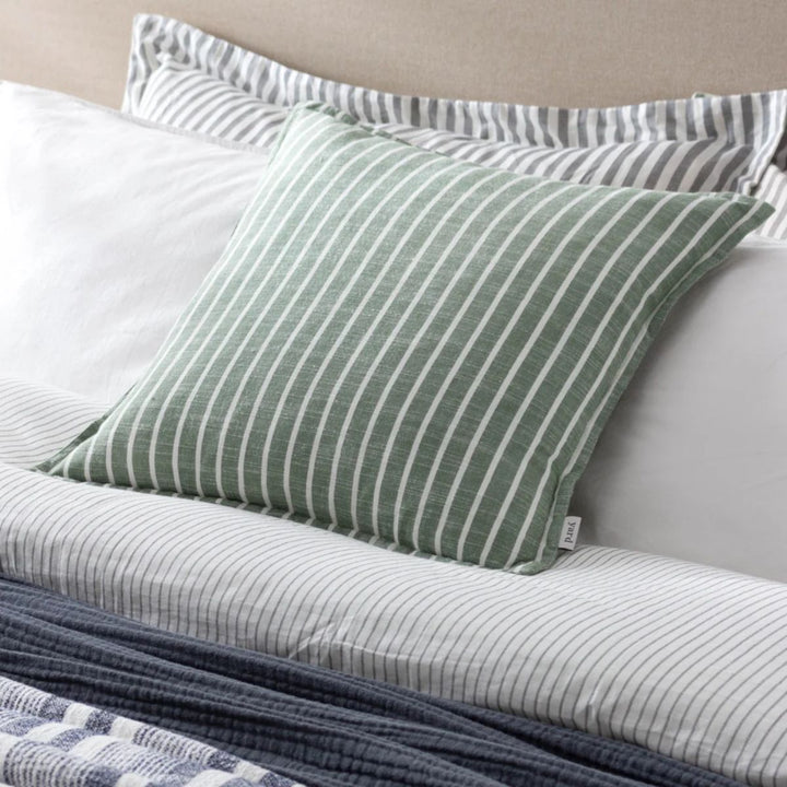Furn Tala Stripe Reversible Cushion Eucalyptus