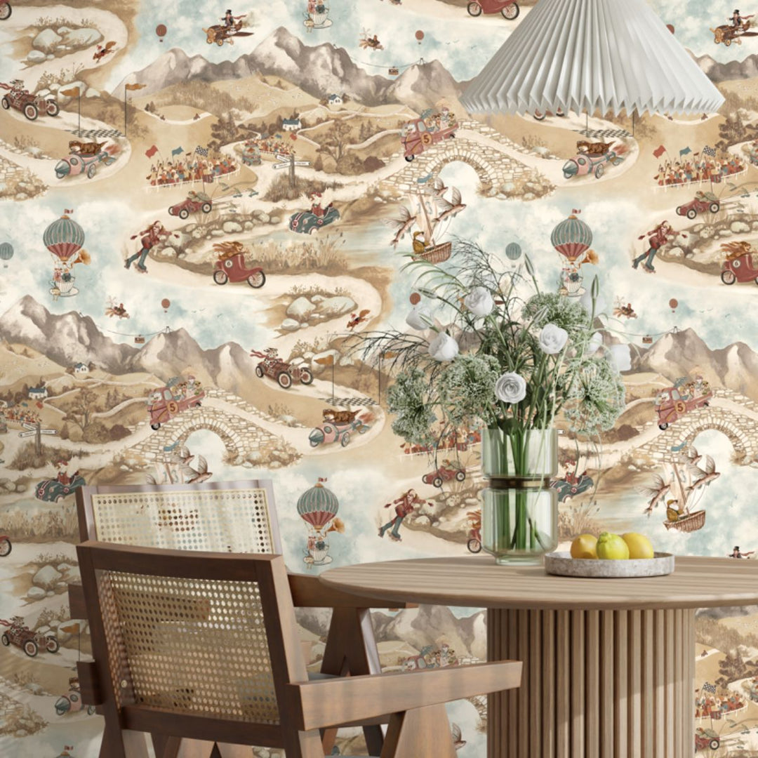 Brand Mckenzie Tally Ho! Wallpaper Old Oak