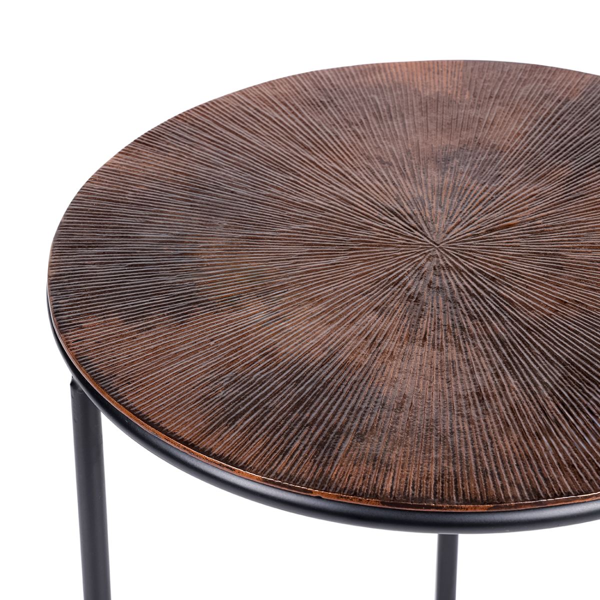 Libra Interiors Tambora Metal Tables Set of 3