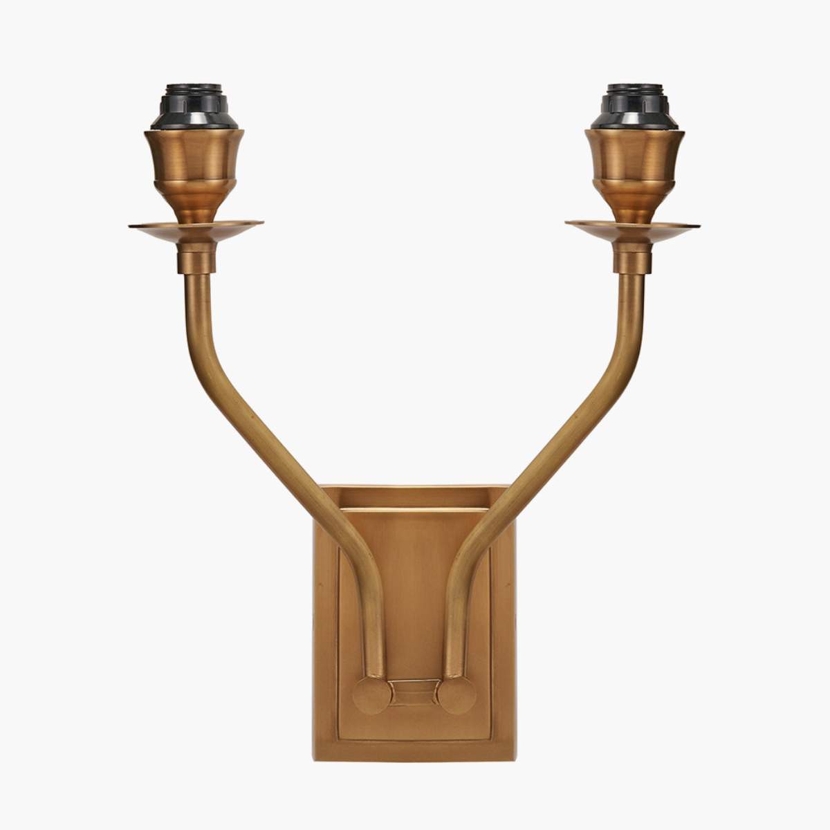 Pacific Lifestyle Tatiana Antique Brass Metal Double Wall Light
