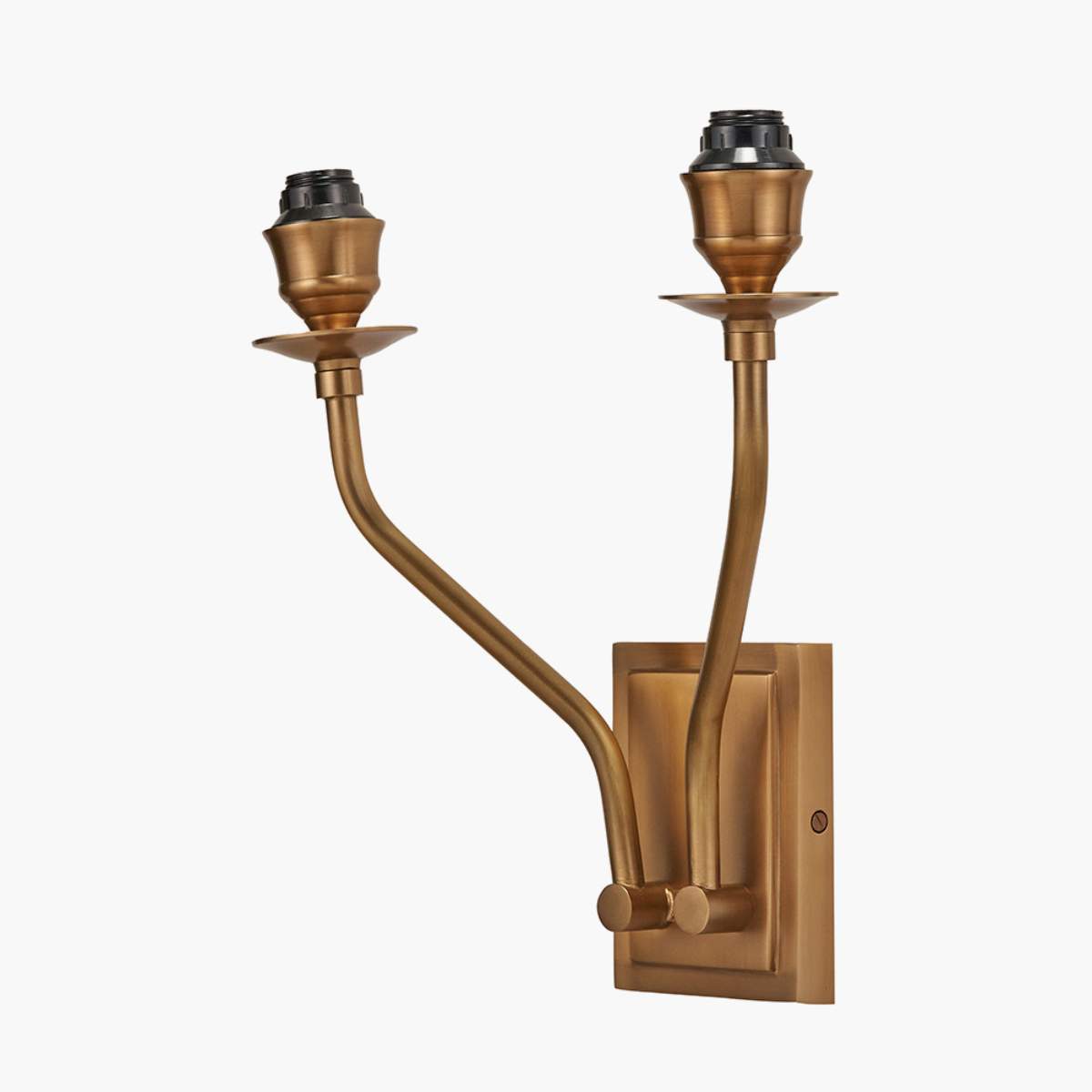 Pacific Lifestyle Tatiana Antique Brass Metal Double Wall Light