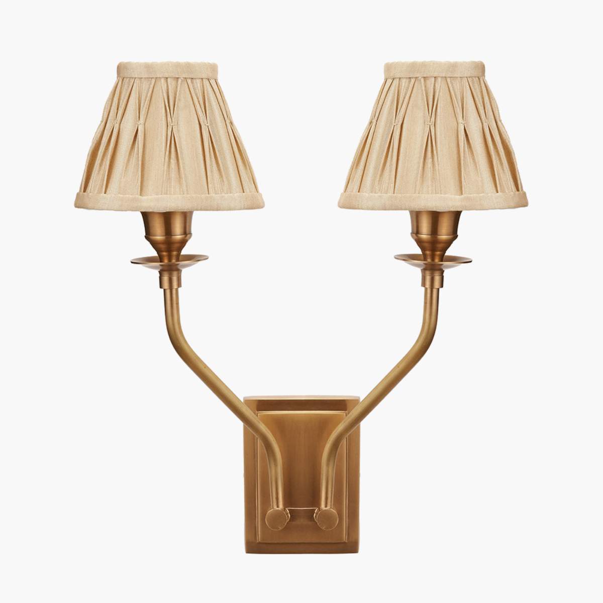 Pacific Lifestyle Tatiana Antique Brass Metal Double Wall Light