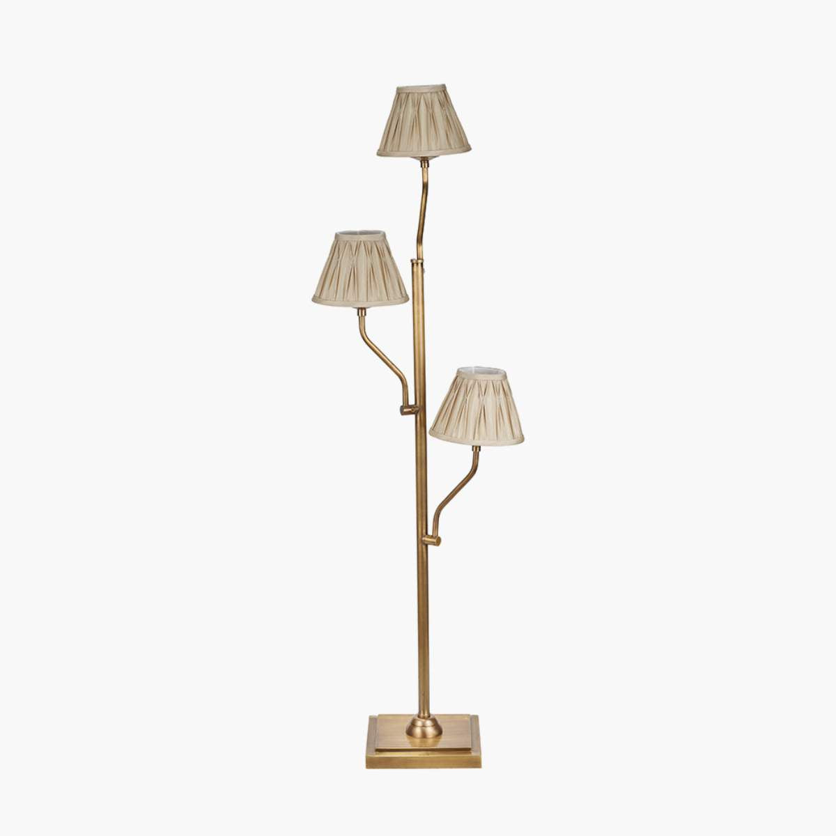 Pacific Lifestyle Tatiana Antique Brass Metal Floor Lamp Base