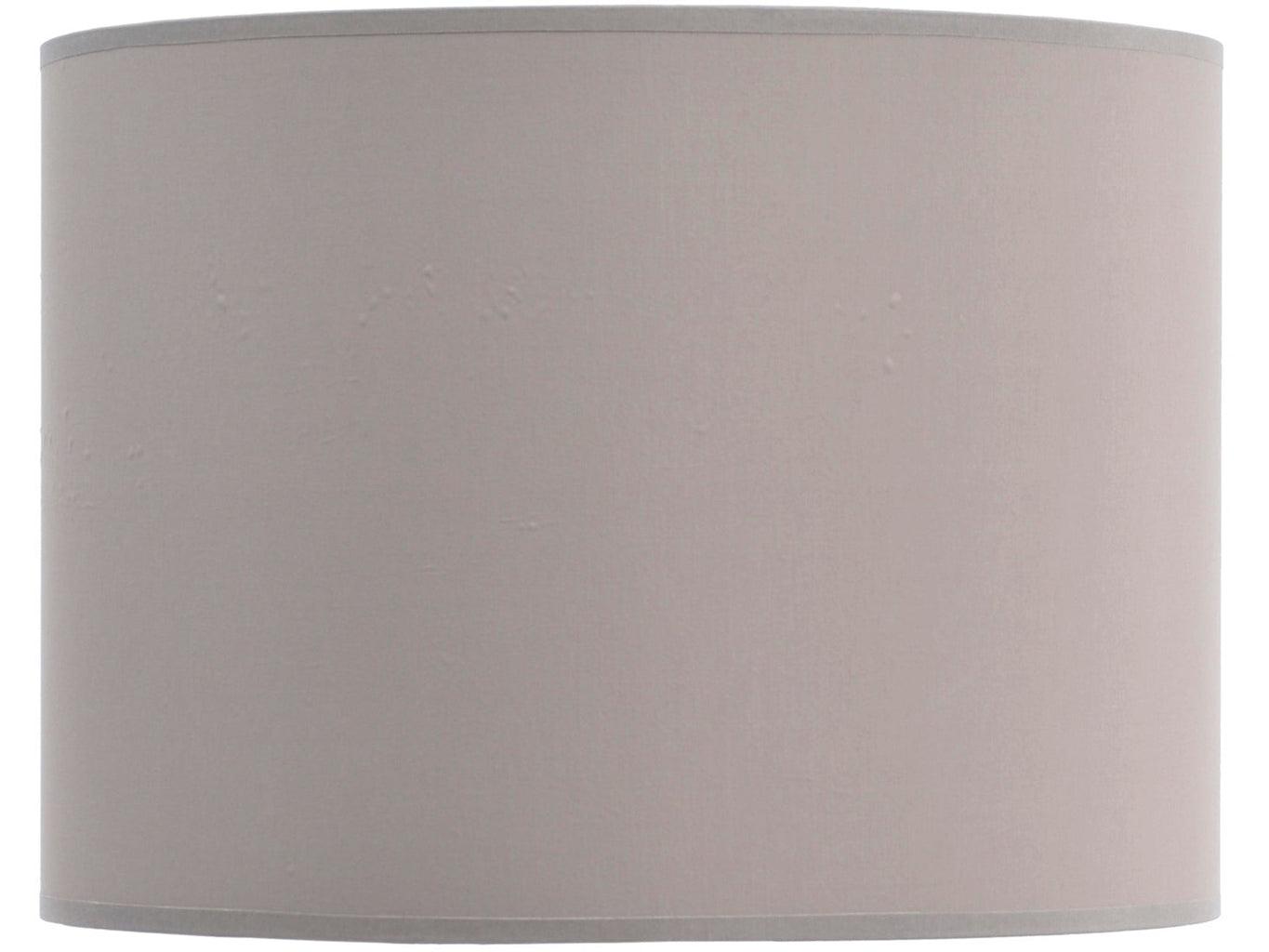 Taupe and Champagne Lined Drum 16" Lampshade-Beaumonde