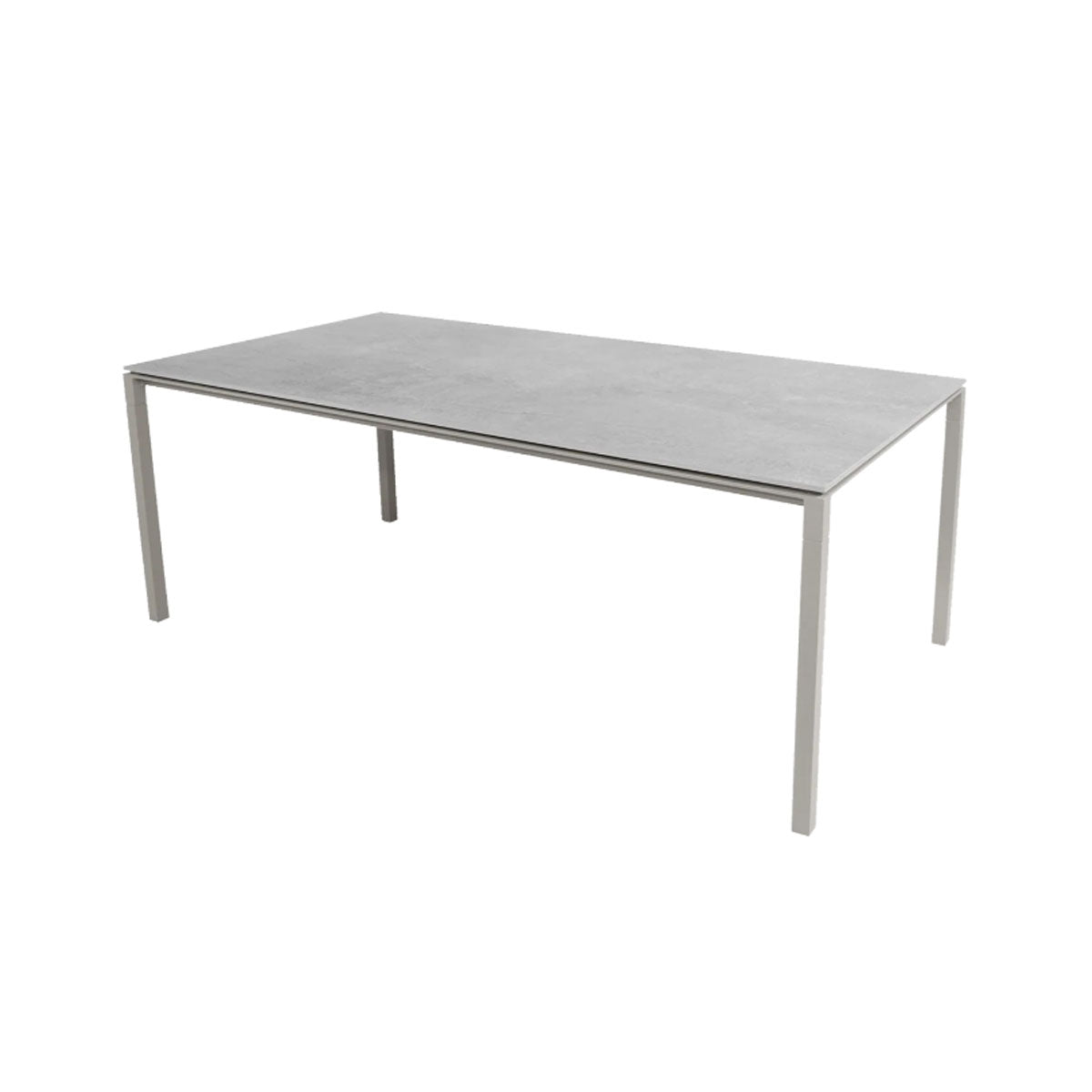 Cane-line Pure dining table, 200x100 cm