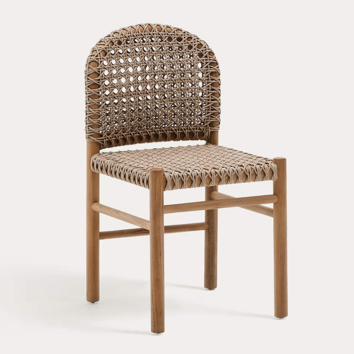 Kave Home Tavira outdoor chair in solid teak wood