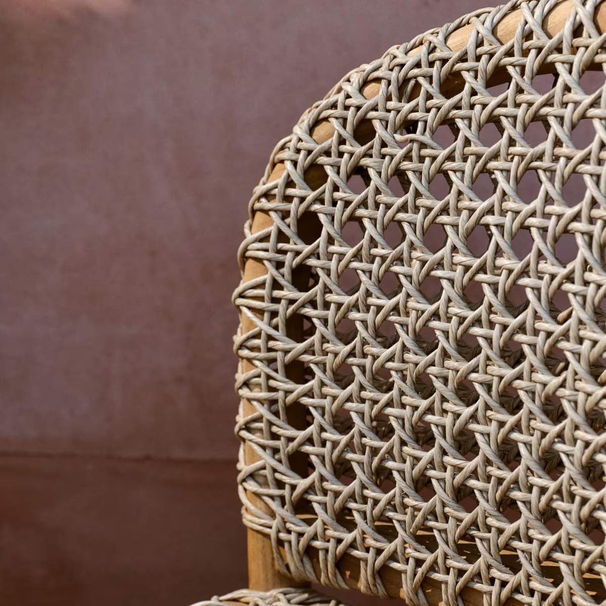 Kave Home Tavira outdoor chair in solid teak wood