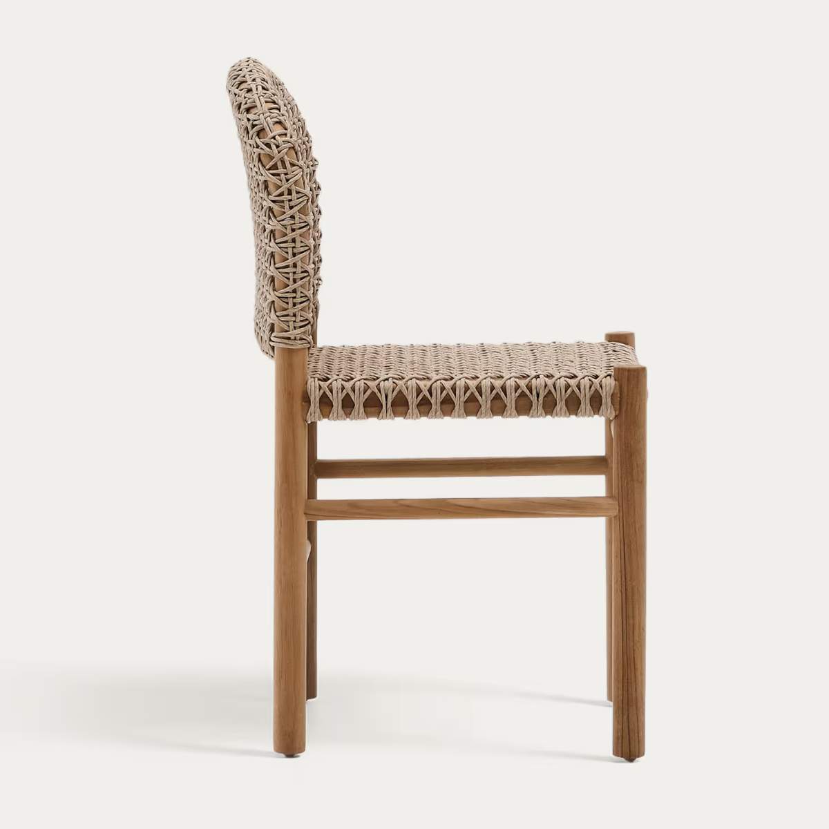 Kave Home Tavira outdoor chair in solid teak wood