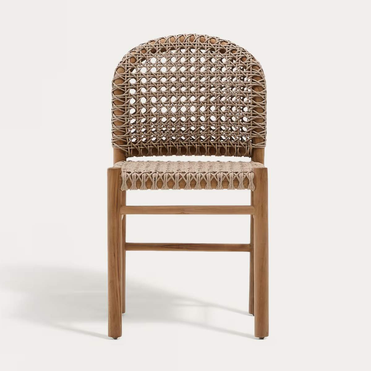 Kave Home Tavira outdoor chair in solid teak wood