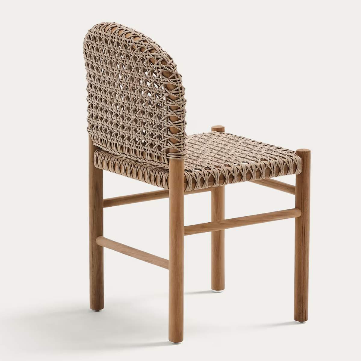 Kave Home Tavira outdoor chair in solid teak wood