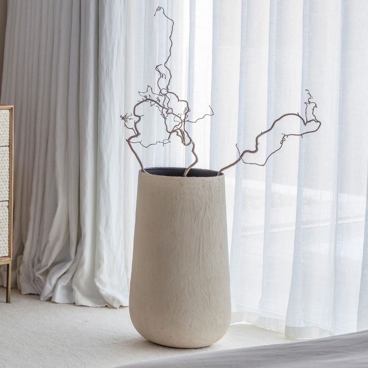 Libra Interiors Terrane Textured Tall Planter