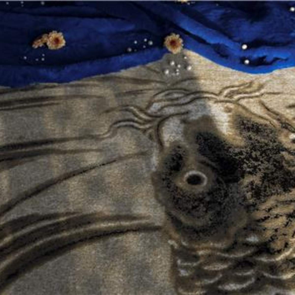 Bold Monkey The Legend Of Koi Carpet 160x230 Beige/Black Grey