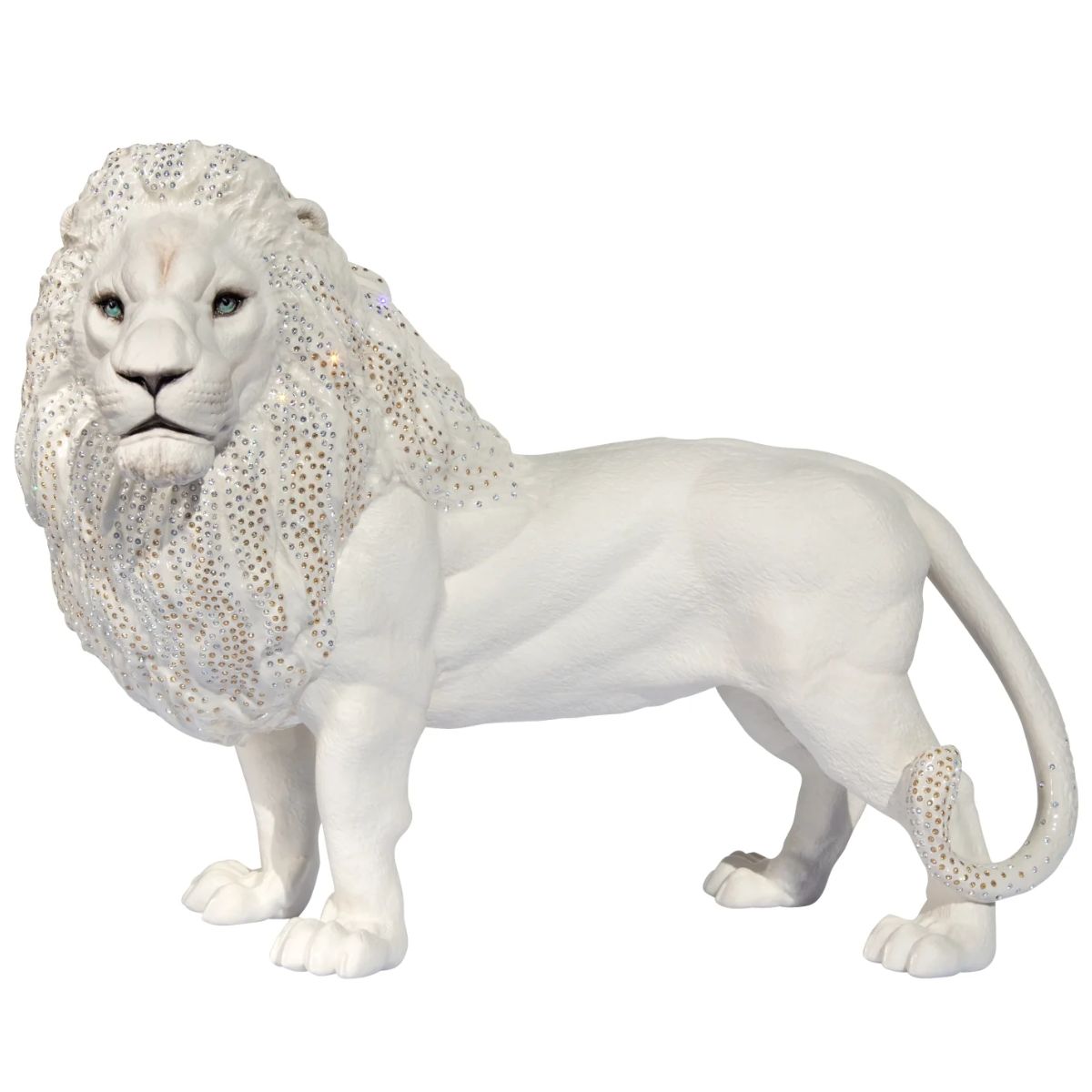 Villari The Lion with Swarovski® - White Limited edition 88 pcs