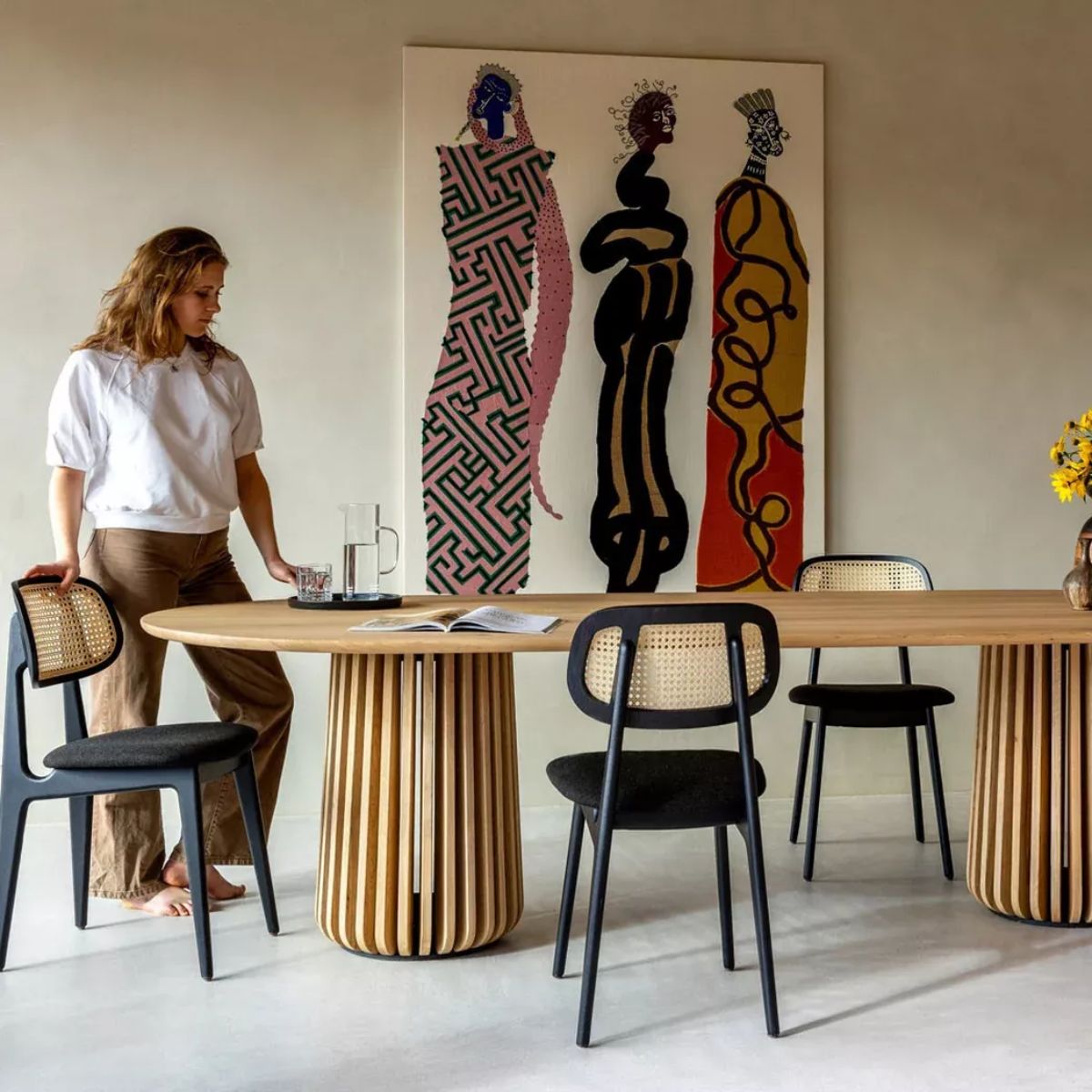 Vincent Shepherd The Maru Oval Dining Table