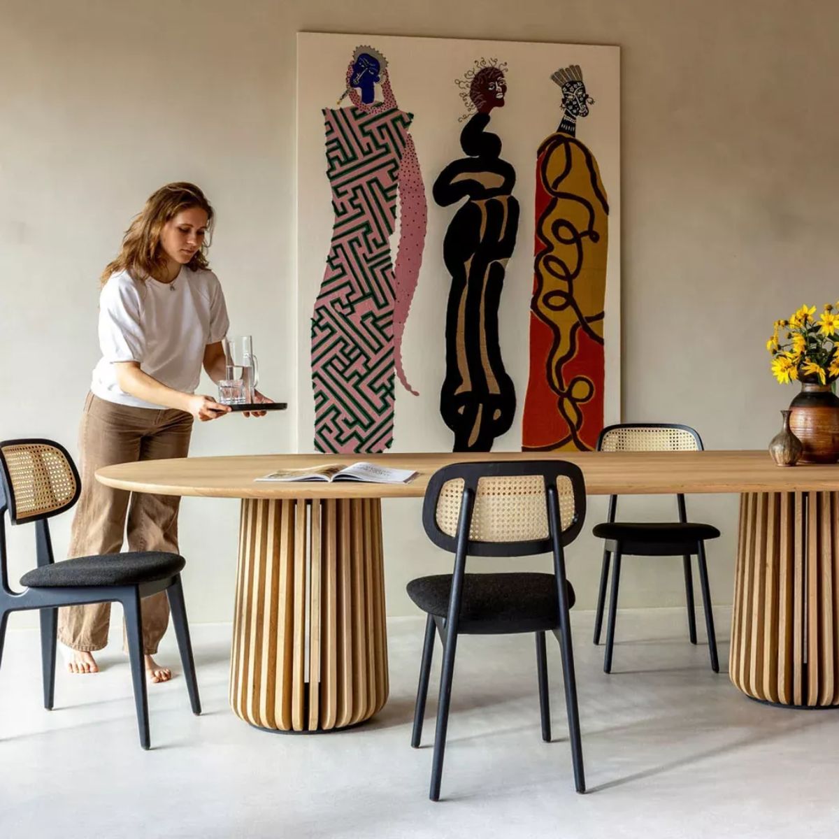Vincent Shepherd The Maru Oval Dining Table