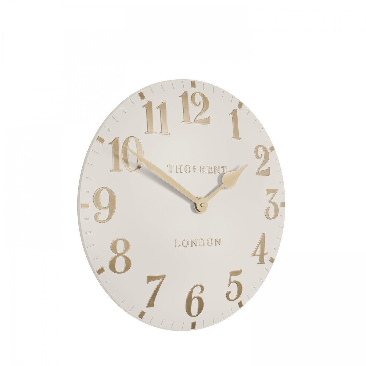 Thomas Kent 12'' Arabic Wall Clock Oatmeal