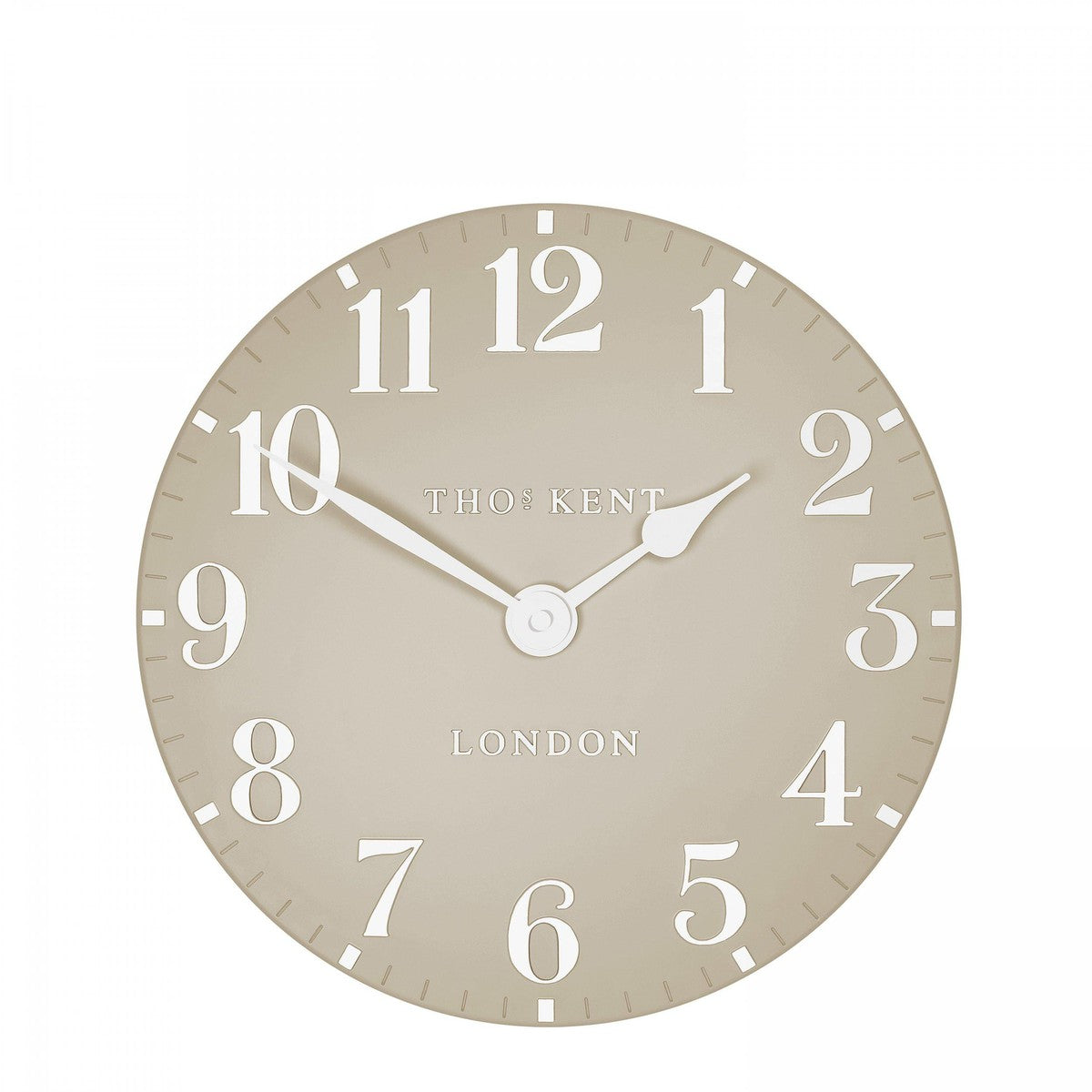 Thomas Kent 12'' Arabic Wall Clock Sand