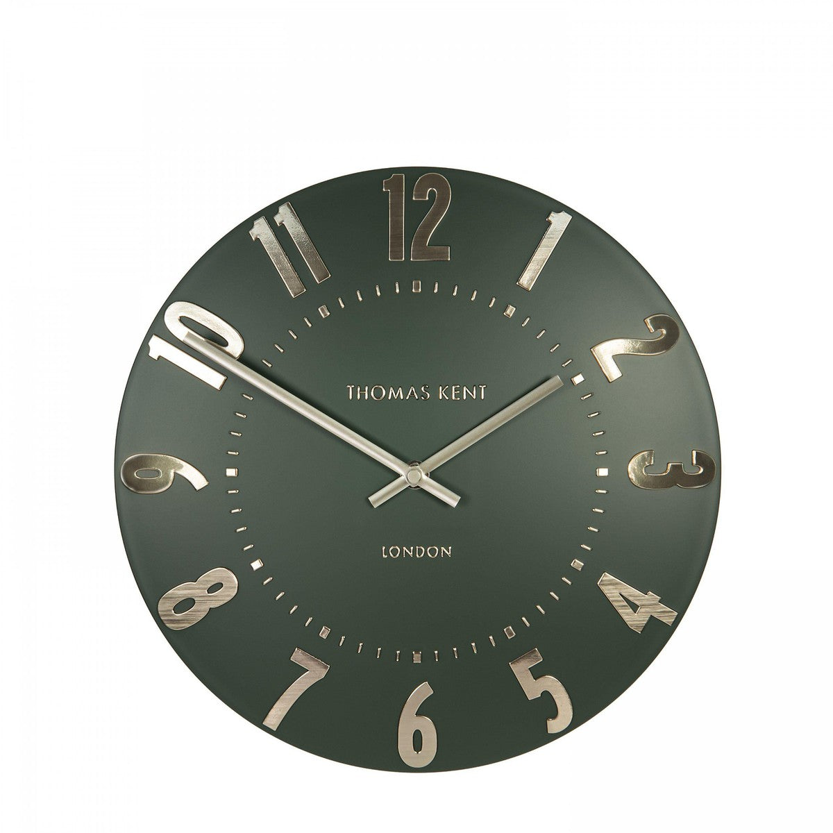 Thomas Kent 12'' Mulberry Wall Clock Olive Green