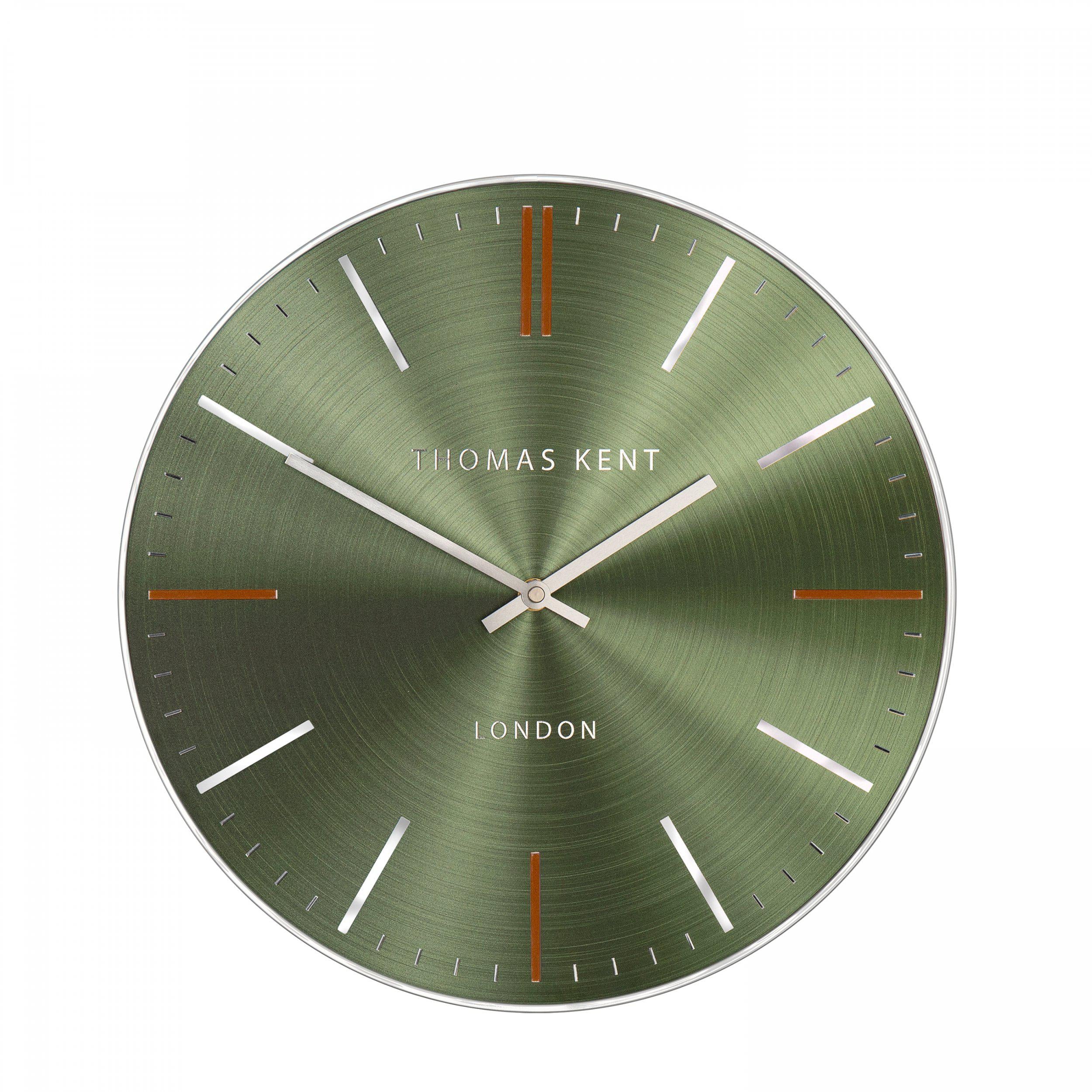 Thomas Kent 14" Bistro Wall Clock Amber