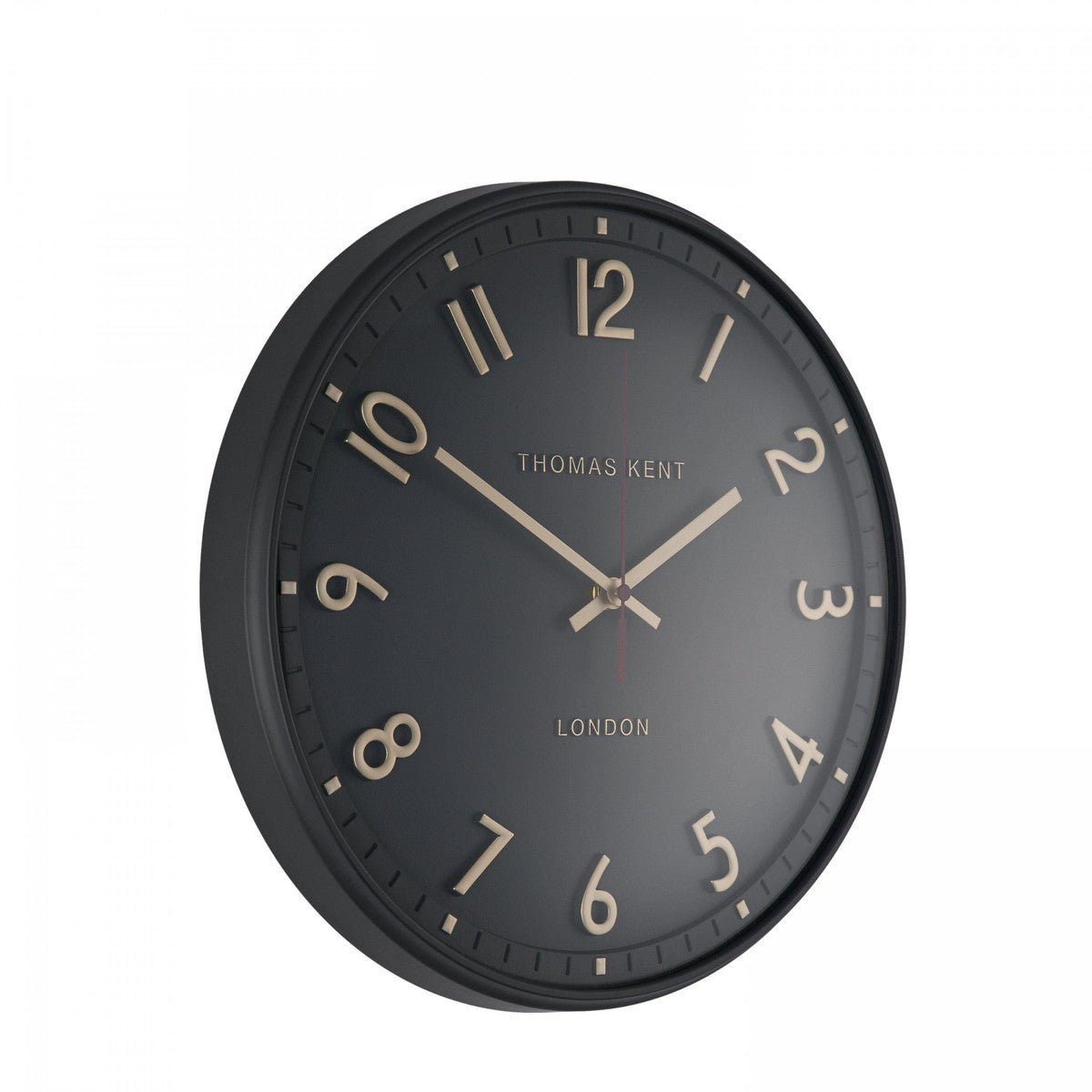 Thomas Kent 14" Tresco Wall Clock Charcoal