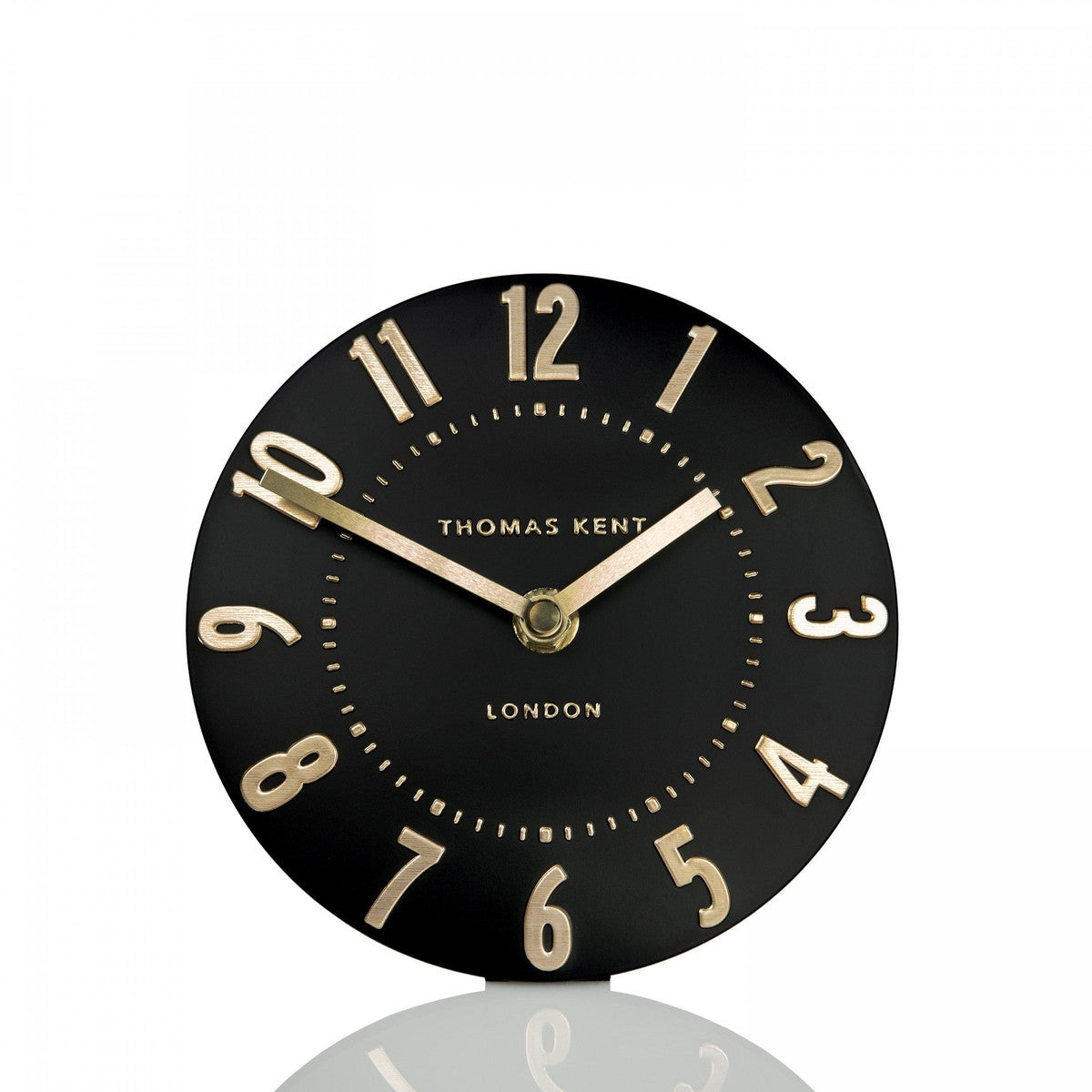 Thomas Kent 15cm Mulberry Mantel Clock Noir