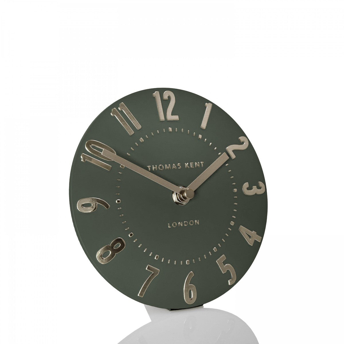 Thomas Kent 15cm Mulberry Mantel Clock Olive Green