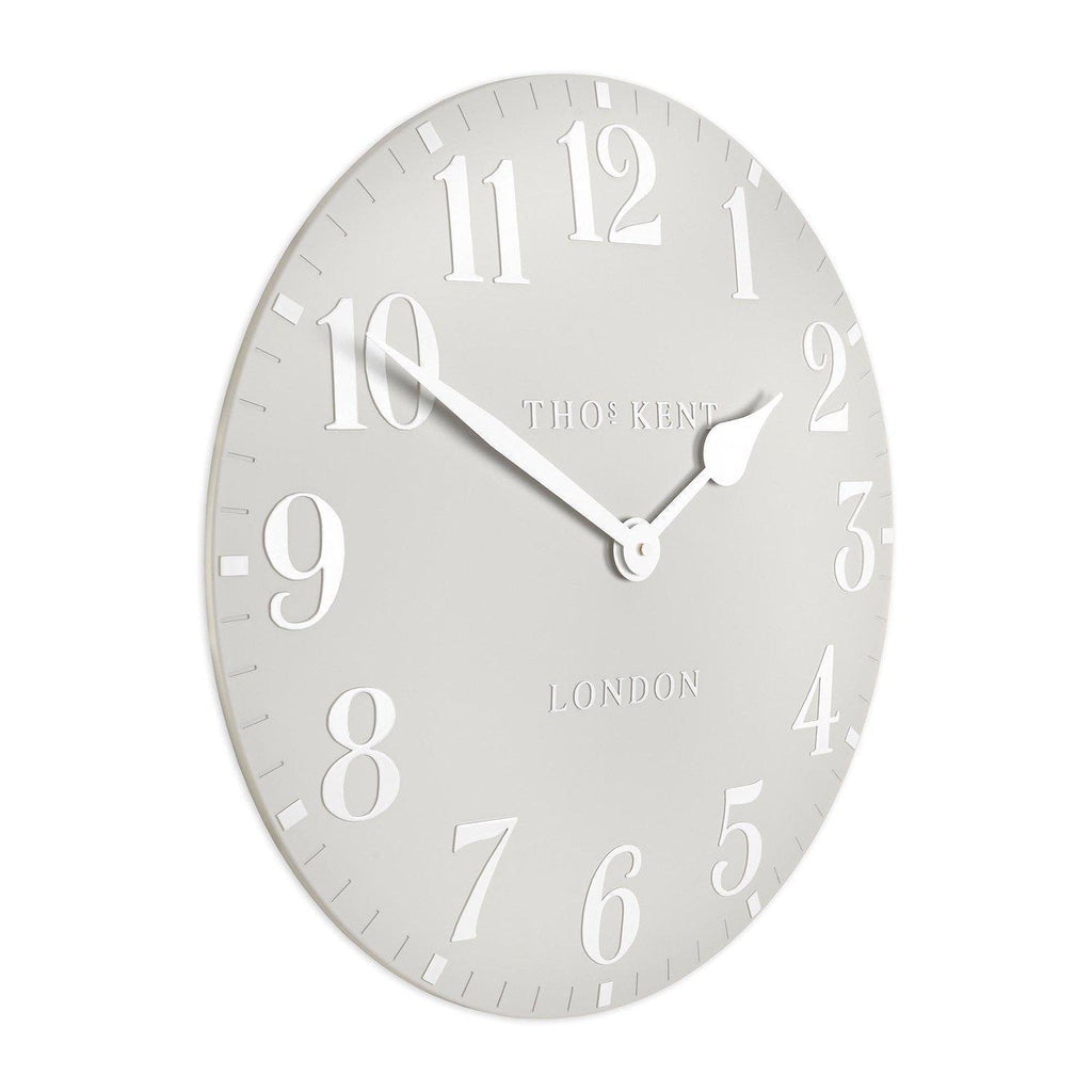 Thomas Kent 50cm Arabic Wall Clock Dove Grey