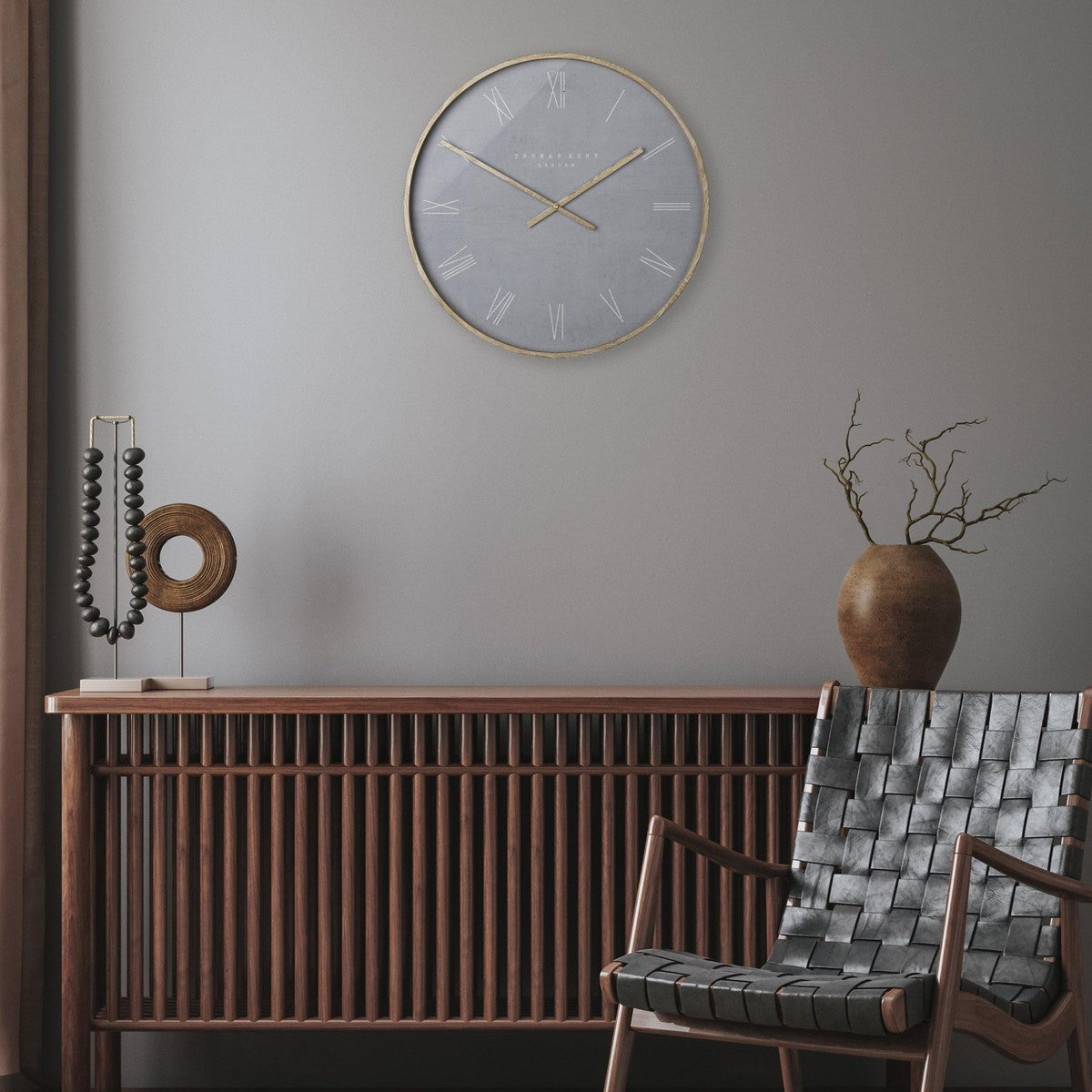Thomas Kent 53cm Nordic Wall Clock Cement