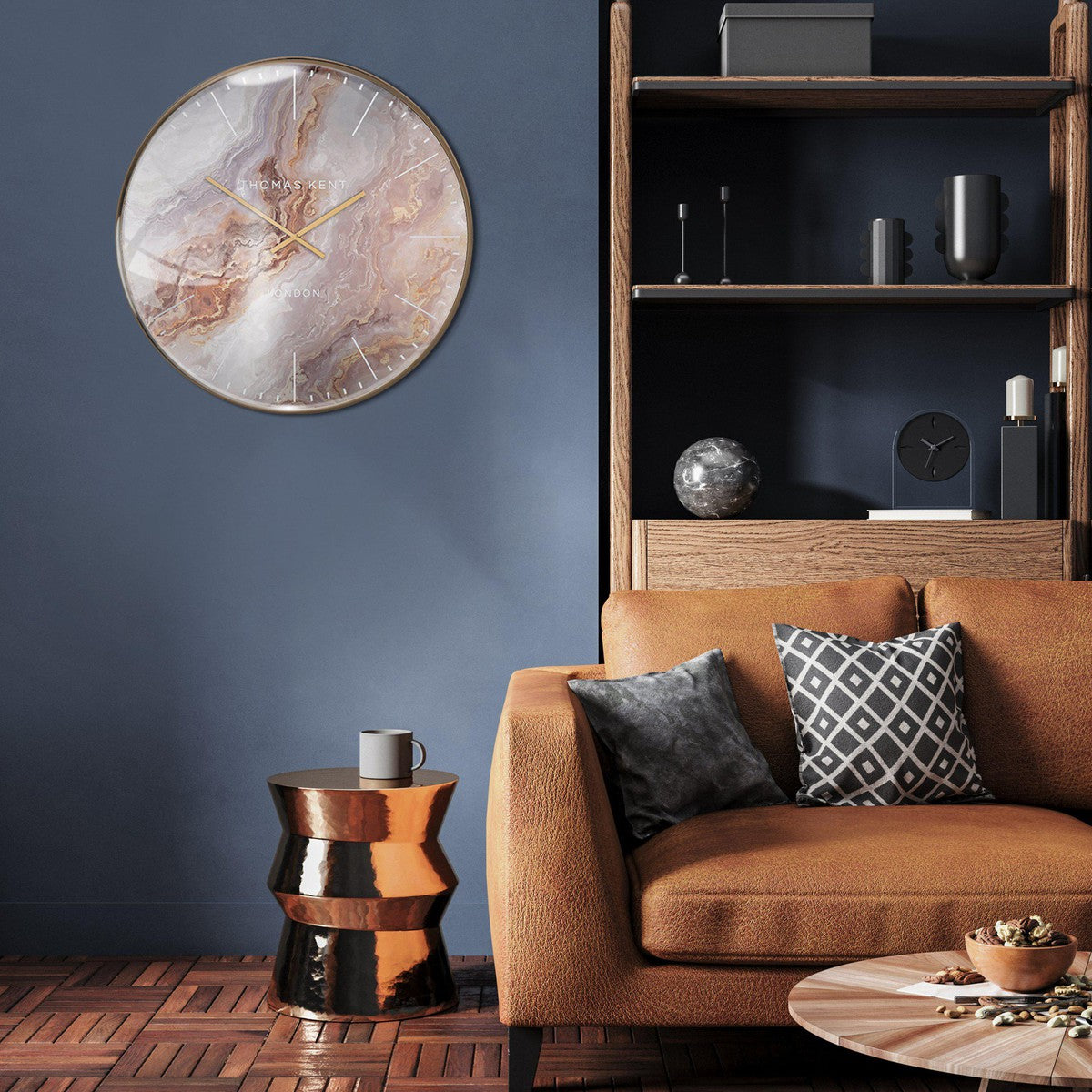 Thomas Kent 65cm Oyster Grand Clock Bronze