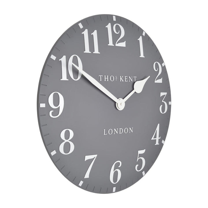 Thomas Kent Arabic Dolphin Grey Wall Clock 50cm-Beaumonde