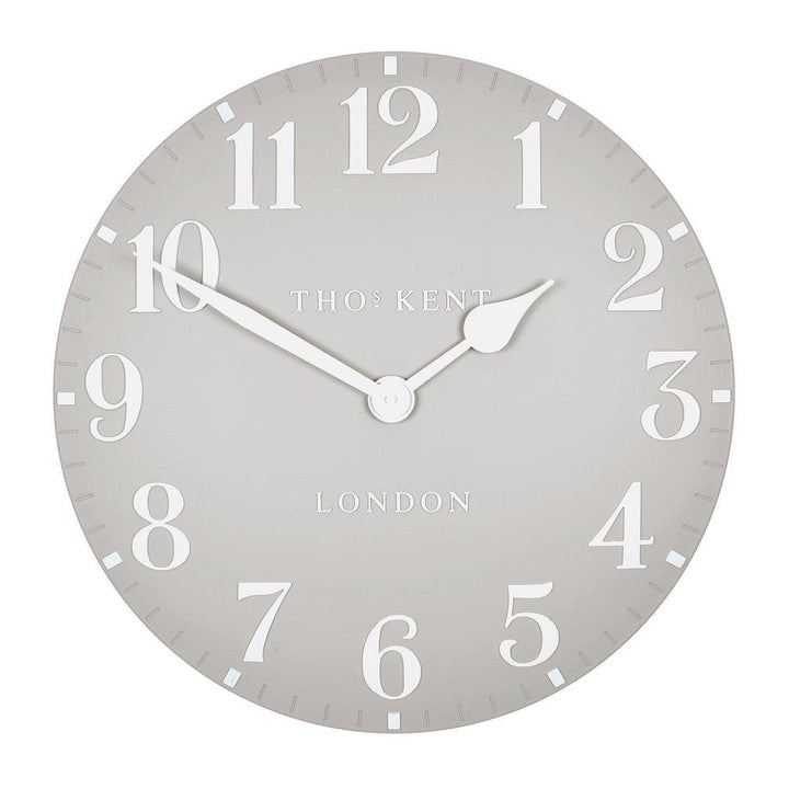 Arabic Dove Grey Large Wall Clock-Beaumonde