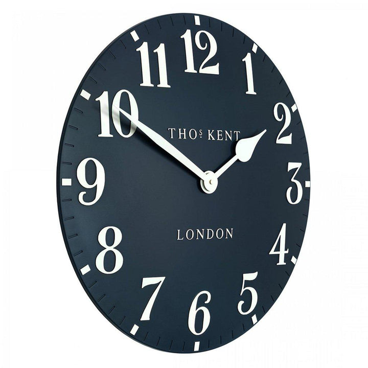 Thomas Kent Arabic Wall Clock 50cm - Ink Blue-Beaumonde