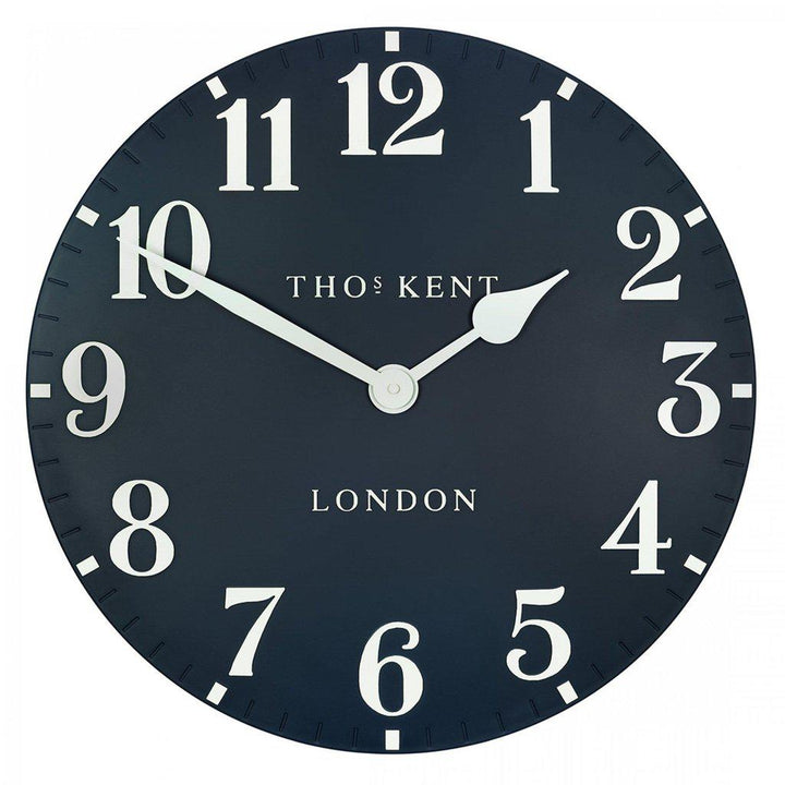 Arabic Large Wall Clock - Ink Blue-Thomas Kent-Beaumonde