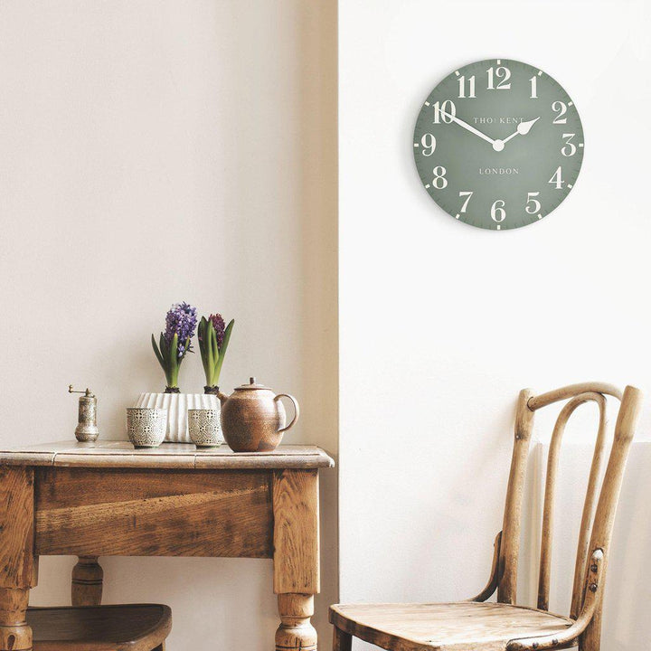 Arabic Small Wall Clock Seagrass-Beaumonde