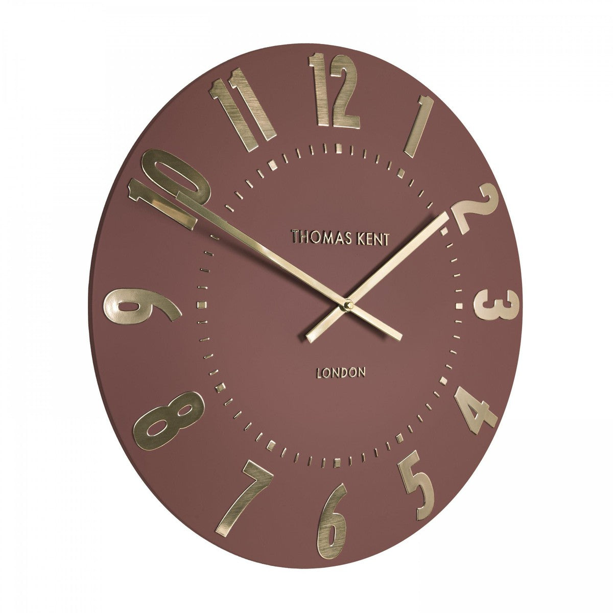 Thomas Kent Mulberry 50cm Large Wall Clock - Auburn